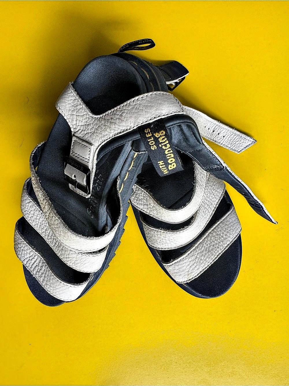 Dr. Martens Voss Quad Platform Leather Sandals US 7